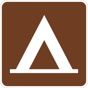 RS-038 Campgrounds Symbol Sign