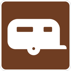 Trailer Site Symbol Sign (RS-040)