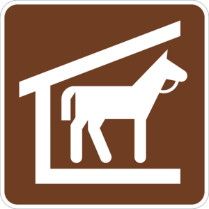 RS-073 Horse Stable Symbol Sign
