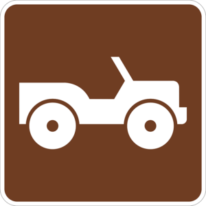 RS-067 Off-Road Vehicle Trail Symbol Sign