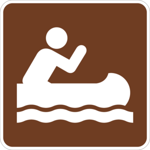 RS-079 Canoeing Symbol Sign