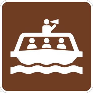 RS-087 Tour Boat Symbol Sign