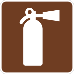 RS-090 Fire Extinguisher Symbol Sign