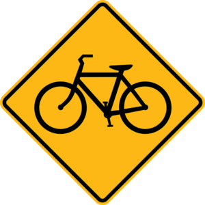W11-1 Bicycle Crossing Symbol Sign