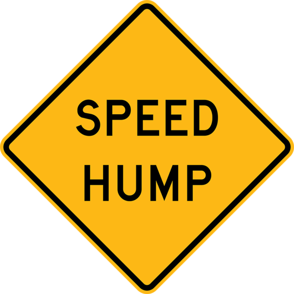 W17-1 Speed Hump Sign