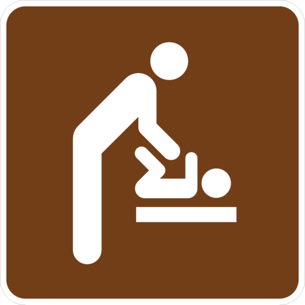 Baby Changing Station (Men's Room) Sign (RS-137)