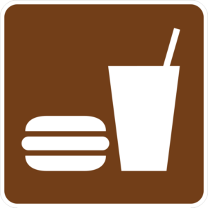 RS-102 Snack Bar Symbol Sign