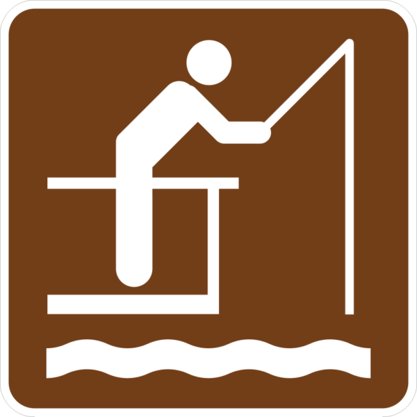 RS-119 Fishing Pier Symbol Sign