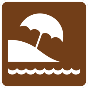 RS-145 Beach Symbol Sign