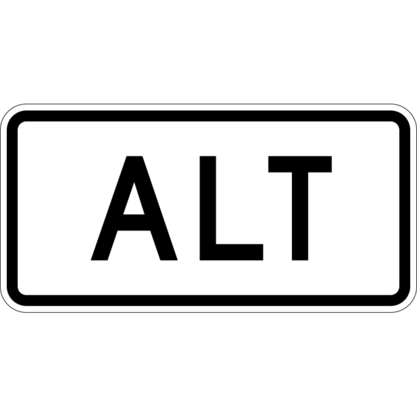 M4-1a Alternative Auxiliary Alt Abbreviation Sign
