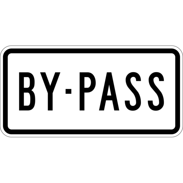 M4-2 By-Pass Auxiliary Sign