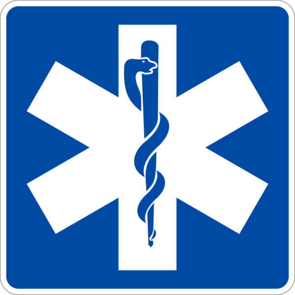 D9-13 Emergency Medical Services Symbol Sign