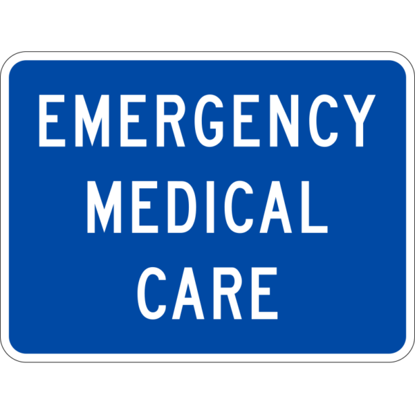 D9-13cP Emergency Medical Care Sign