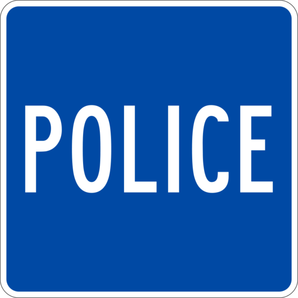 D9-14 Police Sign