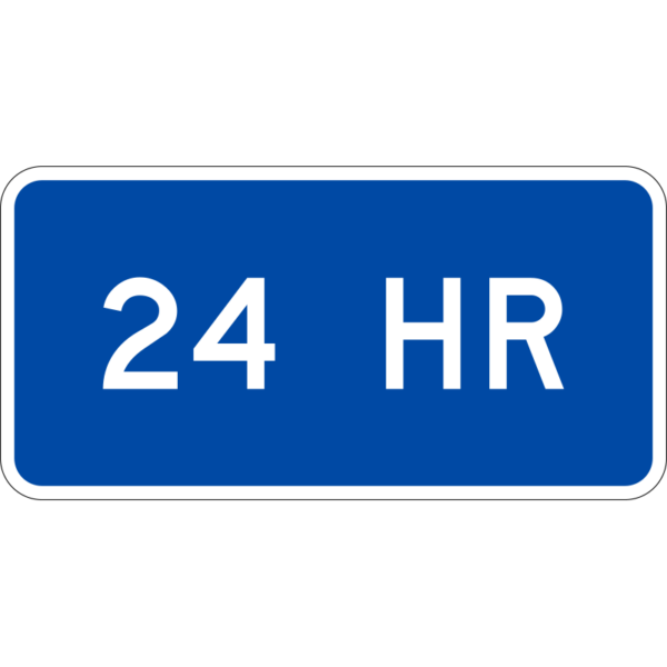 D9-20aP 24 Hour Sign