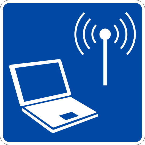 D9-22 Wireless Internet Symbol Sign