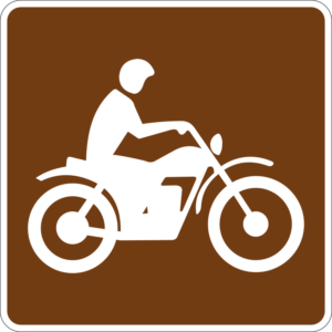 RL-150 Trail Bike Symbol Sign
