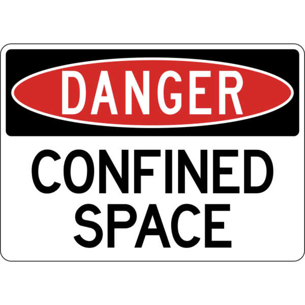 Danger Confined Space Sign