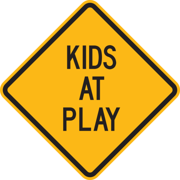 Kids at Play Sign