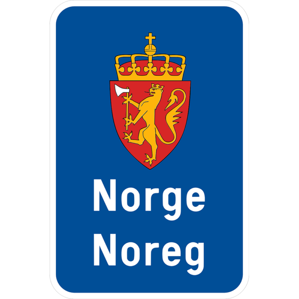 Norway boarder Sign