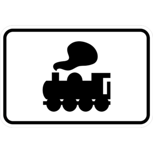 german Train art with boarder