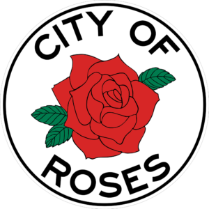 City of roses sign