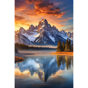 Grand Tetons Sunset