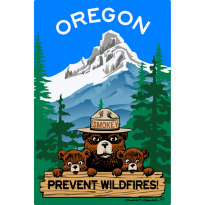 Smokey Bear - Oregon - Prevent Wildfires