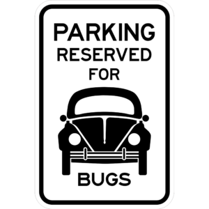 Bug Parking Only