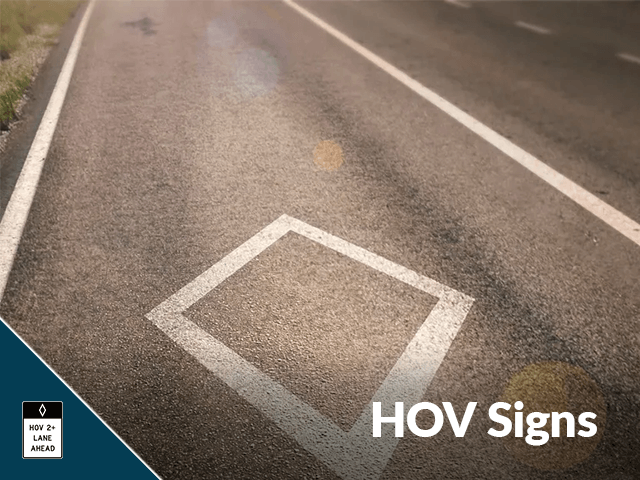 HOV Signs