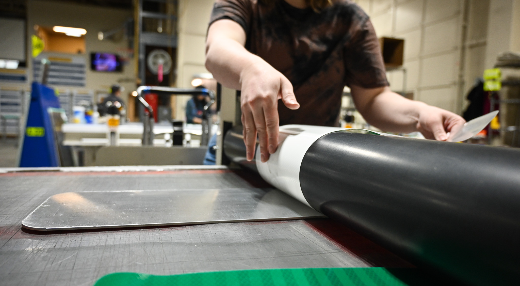 Image of rolling sign for about us page